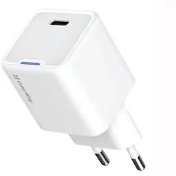 Зарядний пристрій ColorWay C101C GaN Mini 20W PD PPS USB-C white (CW-CHS059PD-WT)