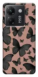 Чехол Demsky Пухающие бабочки для Xiaomi Poco M7 Pro 5G