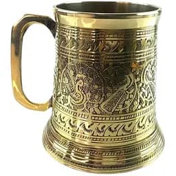 Кухоль бронзовий 14х11.4х10.9 см золотистий 400 мл