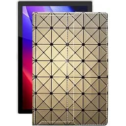 Чехол StatusCASE из экокожи для планшета iHunt PC 10 Pro Золотой ромб