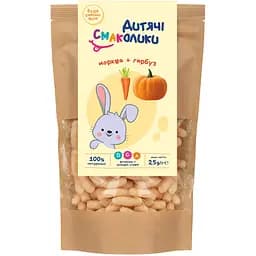 Палочки неглазированные Дитячі смаколики Мультизлаки Чиа-Морковь-Тыква, 25 г