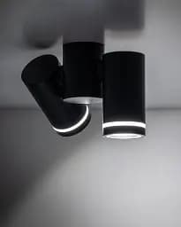 Світильник поворотний, спот TK Lighting 4539 Jet GU10 2x10W IP20 чорний - мініатюра 3