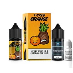 Набір компонентів для самозамісу сольової заправки для вейпу Fucked V2 Salt 30 мл, 0-25 мг Orange Апельсин Ананас (15479)