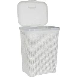 Кошик для білизни Violet House Ротанг White 55 л білий (0726 Роттанг W 55 л) - мініатюра 2
