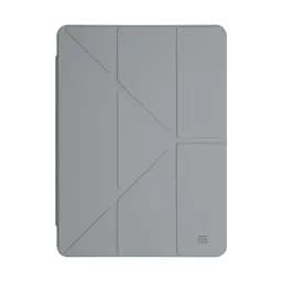 Чохол-книжка для планшета Apple iPad 10.2 (2019)/10.2 (2020)/10.2 (2021), Y-Type PEN, сірий, магнітний, з тримачем для стилуса, протиударний, обкладинка з функцією підставки, екошкіра + ТПУ, функція автоматичного пробудження/сну