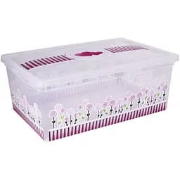 Коробка Idea Home для зберігання речей квіти 5.5 л (2356-IH-квіти)
