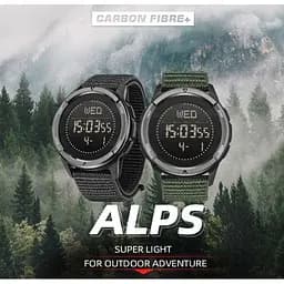 Чоловічий наручний тактичний годинник North Edge Alps з компасом (Зелений) - мініатюра 7