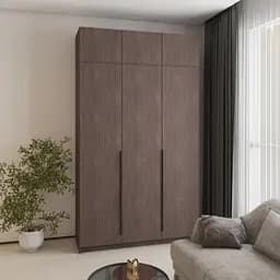 Шафа 3-дверна з антресоллю MebelStar Оскар ДСП BL-B, комплект полиць 150x52x260 см Дуб рістрето (MBS-4954)