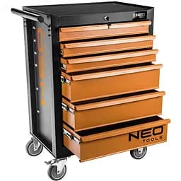 Тележка для инструмента NEO Tools c 6 выдвижными ящиками 680х460х1030 мм 84-221