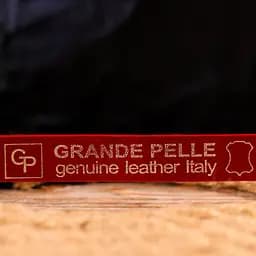 Привабливий жіночий ремінь із натуральної шкіри Grande Pelle 21445 червоний 110 см - мініатюра 7