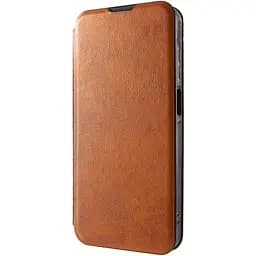 Чохол-книжка Epik шкіряний Belora для Xiaomi Redmi 13Coco C65 Brown