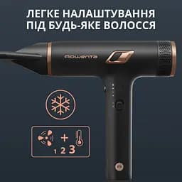 Фен Rowenta T-Shape Maestria Nano 1700 Вт чорний (HY8310F0) - мініатюра 13
