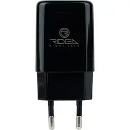 Мережевий зарядний пристрій Ridea RW-11311 Element Fast Charging USB - Lightning 2.1 A Black