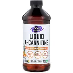 Жироспалювач NOW L-Carnitine 1000 mg Liquid, 473 мл - Фруктовий пунш