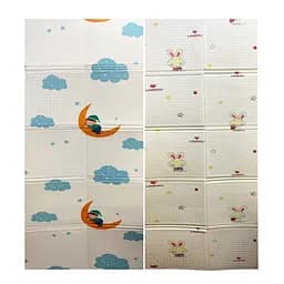 Детский Термоковрик двусторонний складной Bambi C9811-2, 175 х 70 х 0,8 см