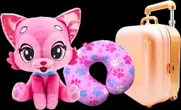 Іграшковий набір з валізкою Rosie Lovable Luggables 2511001 Різнокольоровий shop (815887029491) - мініатюра 2