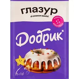 Глазур Добрик зі смаком ванілі 75 г