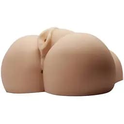 Мастурбатор Вагина-анус с вибрацией Realistic Crazy Bull BM-009131Z-1, Телесный