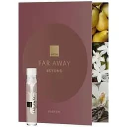 Открытка с пробным образцом Духи Avon Far Away Beyond для Нее 0.6 мл