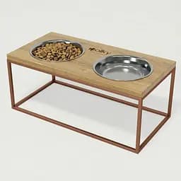 Hollky Base XL20 — миски на підставці для великих собак (2 × 1,8 л)