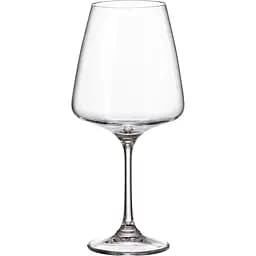 Уцінка. Набір келихів для вина Crystalite Bohemia Corvus, 570 мл, 6 шт. (1SC69/00000/570)