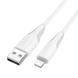 Дата кабель Borofone BX119 New USB to Lightning 2.4A (1m) White - мініатюра 3