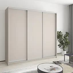 Шкаф-купе трехдверный MebelStar Стандарт AL 3ДСП 220x60x210 см Кашемир (MBS-2864)