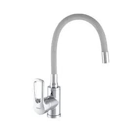 Змішувач для кухні Zerix SAR 181 з гнучким виливом ZX4655 Хром