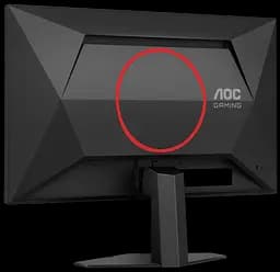 Монiтор 24.5" AOC 25G4SRE Black/Red - мініатюра 9