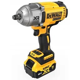 DeWALT Гайковерт ударний DeWalt XR Li-Ion 18В акб 2х5А·рік 1898Нм 2300об/хв 2200уд/хв 1/2" ЗП кейс 2.9кг - мініатюра 4