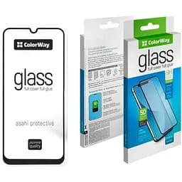 Захисне скло ColorWay 9H FC Glue Oppo A58 Black - мініатюра 2