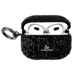 TPU чохол Bling World Rock Diamond для навушників AirPods Pro / Airpods Pro 2 Чорний - мініатюра 2