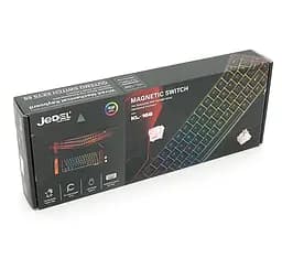 Клавиатура игровая механическая JEDEL KL166 Hot-Swap Outemu Magnetic Swich Black - мініатюра 4