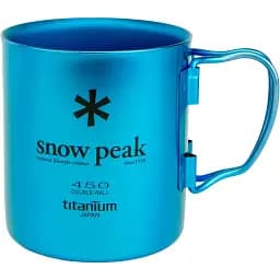 Термокружка Snow Peak MG-053BL-US Ti-Double 0.45 л Blue