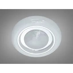 LED стельова люстра Diasha Smart біла хром 34Вт