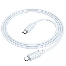 Дата кабель Borofone BX112 Lemon Type-C to Type-C 60W (1m) Blue - мініатюра 4