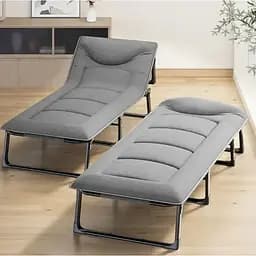 Розкладне ліжко з вбудованим матрацом Leobro Grey (LB-FB-S1-GRY)