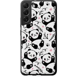 Чохол EndorPhone чорний Samsung Galaxy S22 Plus Панди (4318b-2495-26985)