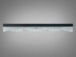 Настінне LED бра Diasha 8057/600BK чорне 16 Вт акрил - мініатюра 3