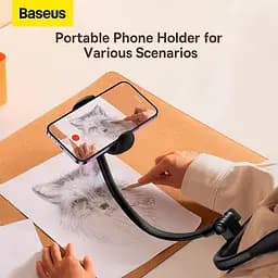 Тримач-холдер для смартфона Baseus ComfortJoy Series Neck Phone Holder (LUGB000001) - мініатюра 8