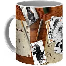 Кружка GeekLand Ковбой Бибоп Cowboy Bebop покер СВ 02.04 330 мл белая