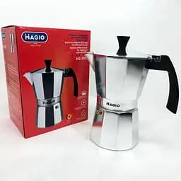 Гейзерная кофеварка Magio MG-1002, 300 мл (на 6 чашек) 88106