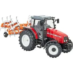 Модель Britains Трактор Massey Ferguson 6290 с культиватором 1:32 (43335)