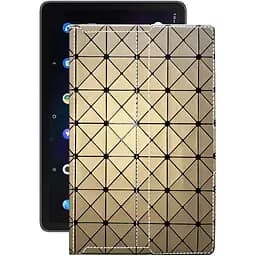 Чехол StatusCASE из экокожи для планшета TCL 10 TABMAX LTE Золотой ромб