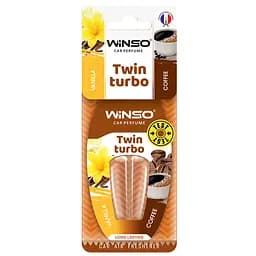 Ароматизатор Winso Twin Turbo - Vanilla & Coffee с двойной капсулой (538790)