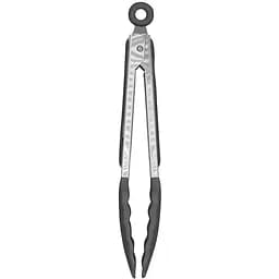 Щипці кухонні Maxmark сріблясті з чорним 26.5 см (MK-WF-KU06)