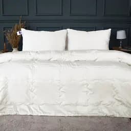 Летний постельный комплект MirSon Line Satin Premium Moko White Хлопок Детский (2200010978438)