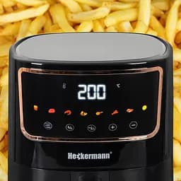 Аэрогриль Аэрофритюрница Heckermann 1800 Вт 4,7 л - мініатюра 2