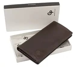 Чоловічий шкіряний портмоне GRANDE PELLE 19,5х10х2,5 см acs0024468 - мініатюра 6