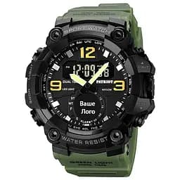 Чоловічий наручний годинник 003AG Ваше лого Зелені + Коробка Patriot acs0031063 - мініатюра 2